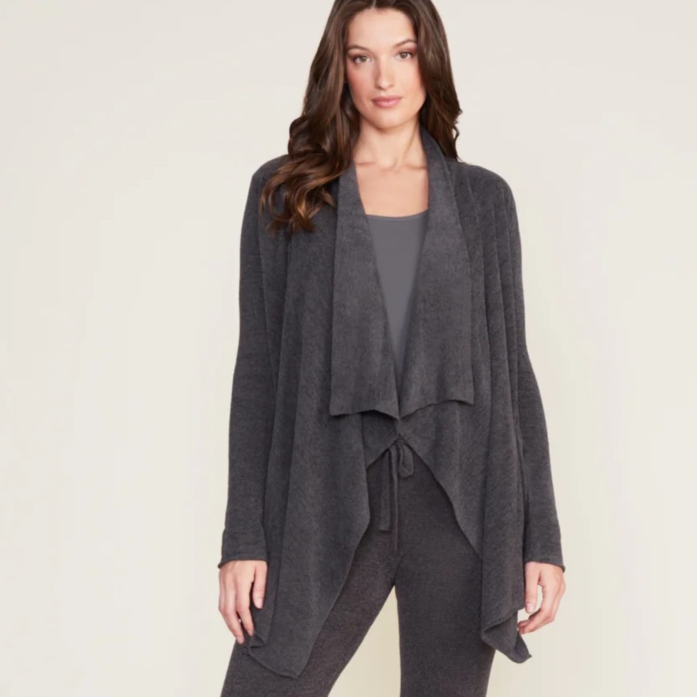 Barefoot Dreams Cardigan Size XS, Dark Grey